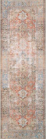 سجادة Loloi II Loren Terracotta / Sky 7'-6" x 9'-6". in Saudi Arabia