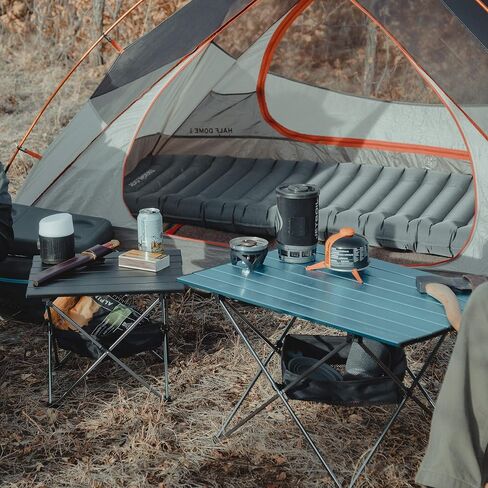 سلة متعددة الاستخدامات لطاولة التخييم المحمولة القابلة للطي، منظم شبكي بحجم محمول لوضع وحمل الاشياء الصغيرة للطاولة المنبثقة وطاولة الشاطئ وطاولة الظهر وطاولة السفر وطاولة النزهة in Kuwait