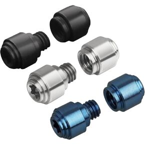 A.I.FORCE 2-Pack Titanium Thumb Studs for Benchmade Bugout 535، أسود | ترصيع الإبهام البديلة المخصصة تناسب السكاكين القابلة للطي 535S و535GRY-1 و535SGRY-1 للتخصيص والاستخدام اليومي لـ EDC in Kuwait
