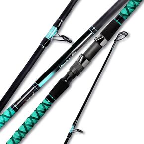 Fiblink Surf Fishing Rod Portable Travel Surf Spinning Rod 2 Piece/3 Piece/4 Piece Carbon Fiber Saltwater Fishing Rod 9'/10'/12'/13' in Kuwait
