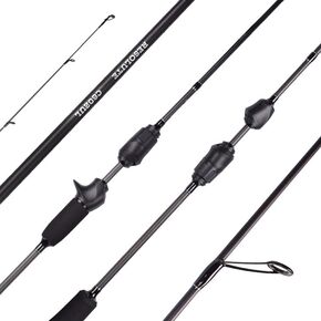Mavllos Resolute Ultralight Bass Fishing Rod with 1.8m 1.98m 2.08m Lure 0.8-7g/1-10g High Carbon UL Trout Spinning Casting Rod