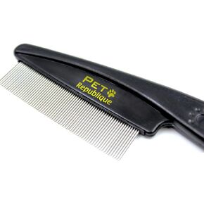 Pet Republique Grooming Tool - Fine-Toothed Comb for Removing Fleas, Mites, Ticks, and Dandruff from Dogs, Cats, Rabbits, and Other Pets in Saudi Arabia