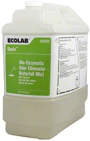 مزيل الروائح الإنزيمية الحيوية من إيكولاب 6101024 للبول والحيوانات الأليفة والجسم والقمامة - حاوية سعة 2.5 جالون in Kuwait