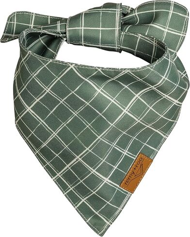 Remy+Roo Small Spring Dog Bandanas - 4 Pack Logan Set | Premium Durable Adjustable Polyester Fabric | Patented Shape Boy Dog Bandanas | Pack of Bandanas for Dogs in Kuwait