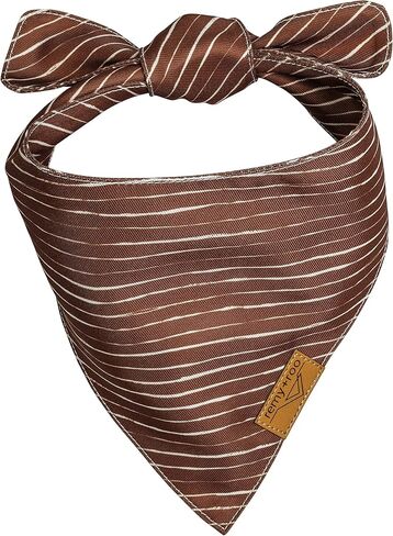 Remy+Roo Small Spring Dog Bandanas - 4 Pack Logan Set | Premium Durable Adjustable Polyester Fabric | Patented Shape Boy Dog Bandanas | Pack of Bandanas for Dogs in Kuwait