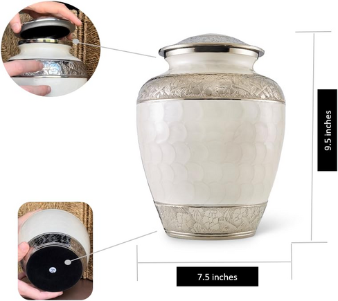 بيركين - فيونيرال سبلايز - جرة لرماد الإنسان - جرة حرق الجثث للبالغين من ذا بيل روز in Kuwait