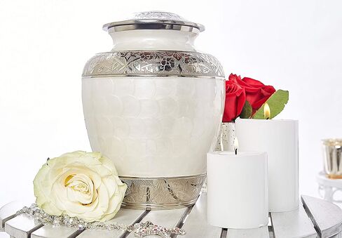 بيركين - فيونيرال سبلايز - جرة لرماد الإنسان - جرة حرق الجثث للبالغين من ذا بيل روز in Kuwait