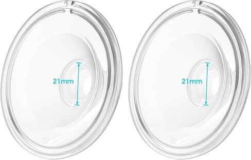 Belmikal Flange 21 مم متوافق مع مضخة الثدي Momcozy/TSRETE/PADRAM/LoveOfLive/OMFMF، درع/شفة مضخة الثدي القابلة للارتداء، مضخة Momcozy S9/S10/S12 تستخدم مع استبدال أجزاء S9|S10|S12 القابلة للارتداء in Saudi Arabia