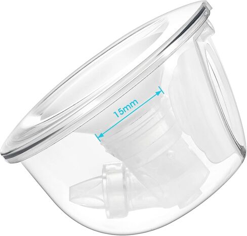 Belmikal Flange 21 مم متوافق مع مضخة الثدي Momcozy/TSRETE/PADRAM/LoveOfLive/OMFMF، درع/شفة مضخة الثدي القابلة للارتداء، مضخة Momcozy S9/S10/S12 تستخدم مع استبدال أجزاء S9|S10|S12 القابلة للارتداء in Saudi Arabia