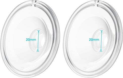 Belmikal Flange 21 مم متوافق مع مضخة الثدي Momcozy/TSRETE/PADRAM/LoveOfLive/OMFMF، درع/شفة مضخة الثدي القابلة للارتداء، مضخة Momcozy S9/S10/S12 تستخدم مع استبدال أجزاء S9|S10|S12 القابلة للارتداء in Saudi Arabia