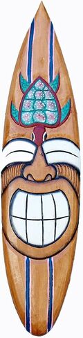 Forever Bamboo Surfboard Tiki Mask Wall Décor in Kuwait