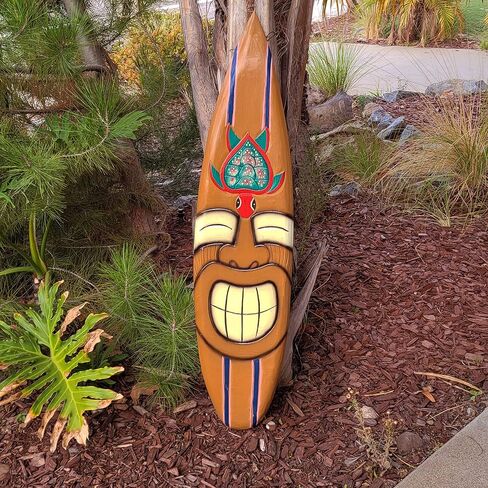 Forever Bamboo Surfboard Tiki Mask Wall Décor in Kuwait