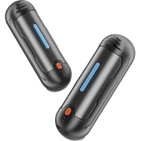 MORIKO 2-Pack Hand Warmer قابلة للشحن، ترقية 2 في 1 5200 مللي أمبير في الساعة الكهربائية لتدفئة اليد، محمول USB قابل لإعادة الاستخدام، للتخييم في الهواء الطلق، التزلج، الصيد، الجولف، هدية للنساء والأطفال أو مريض رينو in Kuwait