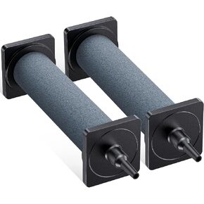 Pawfly Aquarium 8 Inch Air Stone Cylinder for Larger Air Pump Bubble Diffuser Release Tool for Outdoor Pond Garden Circulation System and Large Fish Tanks, 2 Pack in Saudi Arabia