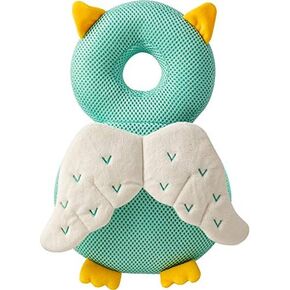 Baby Head Protector, Toddlers Head Safety Pad Cushion, Adjustable Toddlers Head Safety Pad Cushion Backpack, Baby Back Protection for Crawling & Walking, for Age 4-24Months (Blue)