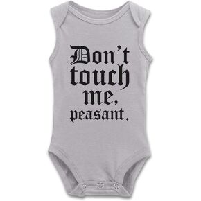 بدلة أطفال من Don't Touch Me Peasant-Baby للأولاد والبنات رومبير بأكمام قصيرة/بدون أكمام/كم طويل in Kuwait