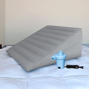Thomasville Gel Cooling Memory Foam Body Wedge Pillow with Dual Foam Construction, 4" Gradual Incline, AMZBB002WPL, 43" x 29" x 6"