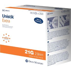 أوين مومفورد Unistik 3 مشارط أمان (21 جم)، عدد 200 in Kuwait