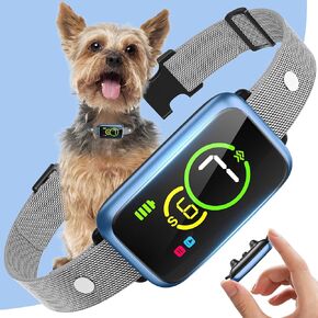 طوق نباح الكلاب، طوق النباح للكلاب الصغيرة والمتوسطة الصغيرة، طوق تدريب ذكي مضاد للصدمات ومضاد للنباح، طوق إيقاف نباح تلقائي مع أوضاع قابلة للتعديل، اهتزاز الصفير و7 حساسية in Kuwait