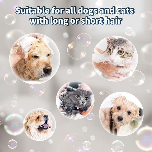 فرشاة استحمام للكلاب من بيكايت 3 في 1، فرشاة صابون لغسل الحيوانات الأليفة، فرشاة سيليكون ناعمة للكلاب، فرشاة موزع شامبو، 36 رأس فرشاة نظيفة للكلاب ذات الشعر القصير والطويل، وتدليك القطط in Kuwait