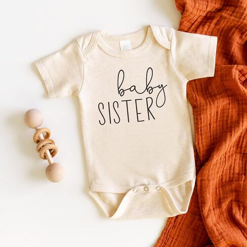 قميص Bump and Beyond Designs Little Sister للفتيات لإعلان الطفل in Saudi Arabia