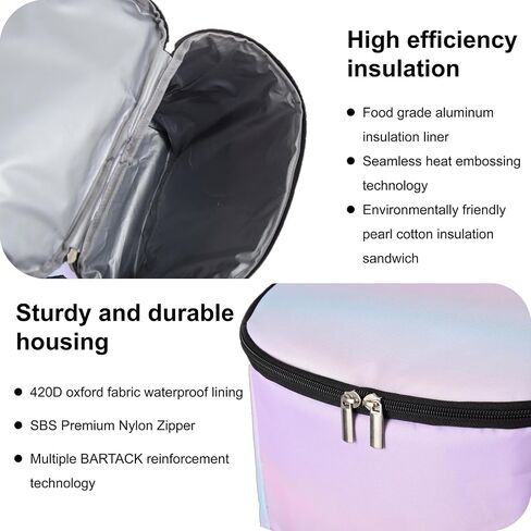 Wolka Cooler Backpack 30 Cans,Portable Backpack Coolers Insulated Leak Proof,Waterproof Soft Sided Cooler Bag for Travel,Beach,Camping,Picnic,Lunch Backpack for Women (Water Elf) in Kuwait