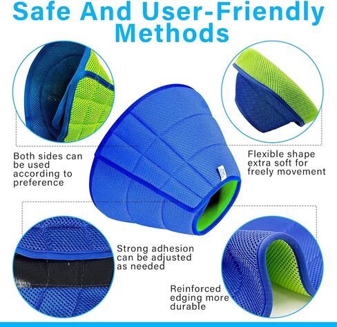 iTecFreely Soft-Dog-Cone-Collar-After-Surgery Extra-Soft-and-Adjustable-Dog-Recovêry-Cone-Collar Breathable-Lightweight-Dog-Cone-Collar-Suitable-for-Medium-Dogs in Kuwait