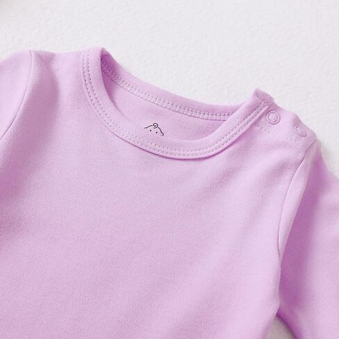 بدلة قطعة واحدة بأكمام جرس للفتيات من DEFAHN رومبير مكشكش متين ملابس قطنية للأطفال الرضع البنات من عمر 0 ​​إلى 24 شهرًا in Kuwait