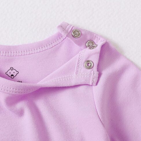 بدلة قطعة واحدة بأكمام جرس للفتيات من DEFAHN رومبير مكشكش متين ملابس قطنية للأطفال الرضع البنات من عمر 0 ​​إلى 24 شهرًا in Kuwait