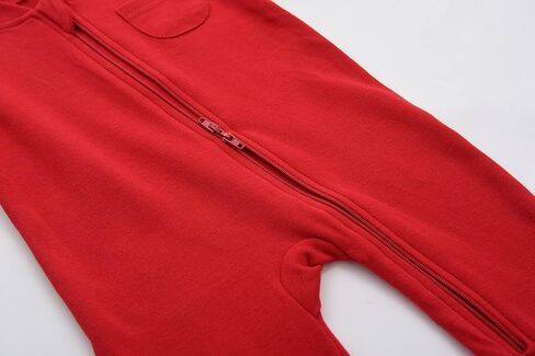 HahaNice Baby 2 Way Zipper Girls Boys 100% Cotton Footed Sleep and Play with Mitten Cuffs 0-12 Months in Saudi Arabia