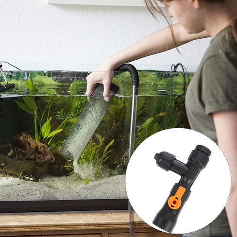 balacoo New Quick Water Changer Aquarium Water Changer Aquarium Water Changer Faucet Aquarium Gravel Cleaner Fish Tank Siphon Cleaner Replacement Faucet Nozzles Water Tank Cleaner in Saudi Arabia
