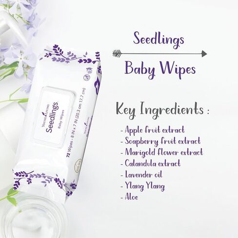 Seedlings Baby Wipes 72 ct by Young Living Essential Oils in Saudi Arabia