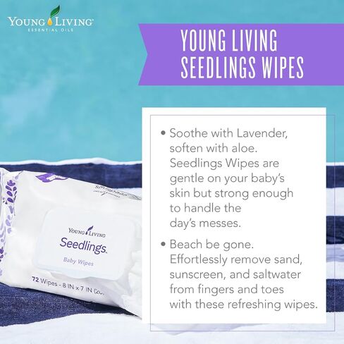 Seedlings Baby Wipes 72 ct by Young Living Essential Oils in Saudi Arabia