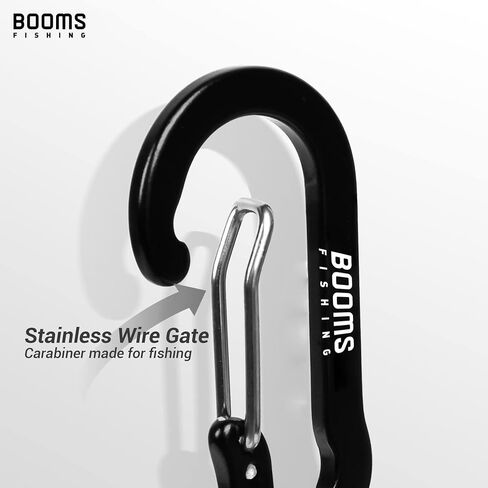Booms Fishing MRC إصدار شبكي مغناطيسي لصيد الأسماك، سلسلة مفاتيح مغناطيسية سريعة الإصدار، إصدار مشبك مغناطيسي مع حبل ملفوف أو حلقات تسلق in Kuwait