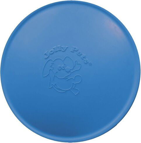 Jolly Pets Flexible, Floating Flyer Dog Toy, Medium/7.5-Inch, Blue, Model Number: 175 BL in Saudi Arabia