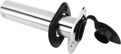 YaeMarine 2Pcs Stainless Steel 15 Degree 30 Degree 90 Degree Rod Holders with Rubber Cap, Liner, Gasket in Saudi Arabia