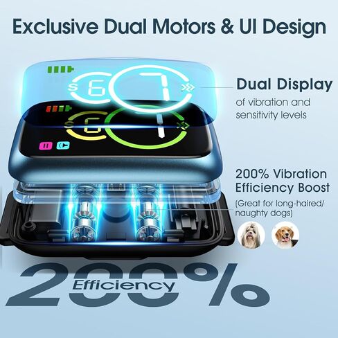 طوق نباح الكلاب، طوق النباح للكلاب الصغيرة والمتوسطة الصغيرة، طوق تدريب ذكي مضاد للصدمات ومضاد للنباح، طوق إيقاف نباح تلقائي مع أوضاع قابلة للتعديل، اهتزاز الصفير و7 حساسية in Kuwait