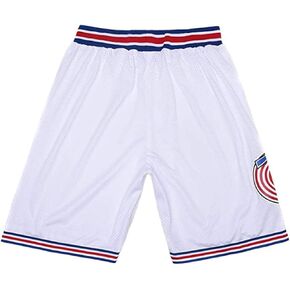 شورت كرة السلة للرجال من فيلم سبيس جام شورت رياضي للكبار أبيض مقاس S-XXL in Kuwait