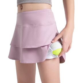 BALEAF Girls' Tennis Skirt UPF50+ Sports Golf Skort Kids Athletic Running Casual School Workout w Zip Pockets and Shorts in Saudi Arabia