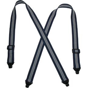 CTM® Men's Elastic Plastic Clip-End TSA Compliant Airport Suspenders in Saudi Arabia