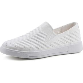 White Mountain Women's Courage Stretch-Knit Slip-On Sneaker in Saudi Arabia