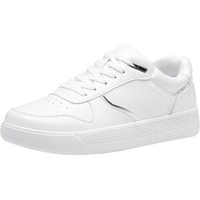 Vepose Women's 8001 Fashion Sneakers, Arch Support Lace-up Casual Sneaker, Tennis Walking Dress Shoes for Lady