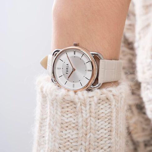 ساعة فورلا ساعات للنساء كوارتز رسمية بحزام جلدي ، عاجي ، 16 (WW00021005L5), بيج, حزام in Kuwait