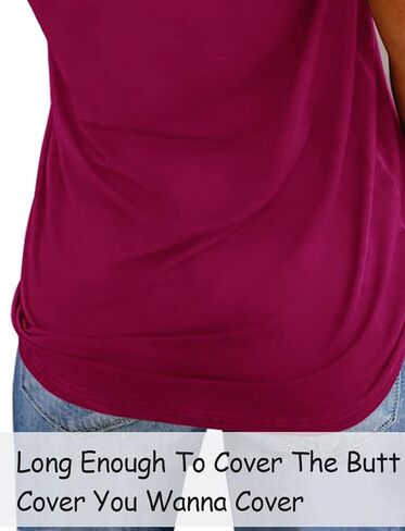 تي شيرت نسائي قصير الأكمام مزين بالترتر من Topstype ورقبة على شكل حرف V بريق لامع وفضفاض in Kuwait