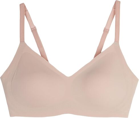 حمالة صدر لاسلكية من Floatley to The T-shirt للنساء، حمالة صدر ناعمة حريرية لتنعيم الظهر اليومي مع وسادات قابلة للإزالة in Kuwait