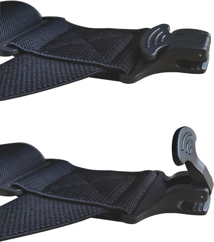 حمالات Kedofe للرجال ذات مشابك جانبية شديدة التحمل، حمالات للرجال، خطافات دوارة قابلة للتعديل، أشرطة مطاطية in Kuwait