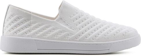 White Mountain Women's Courage Stretch-Knit Slip-On Sneaker in Saudi Arabia