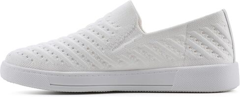 White Mountain Women's Courage Stretch-Knit Slip-On Sneaker in Saudi Arabia