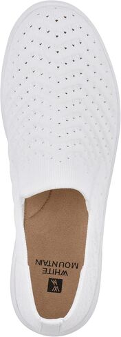 White Mountain Women's Courage Stretch-Knit Slip-On Sneaker in Saudi Arabia