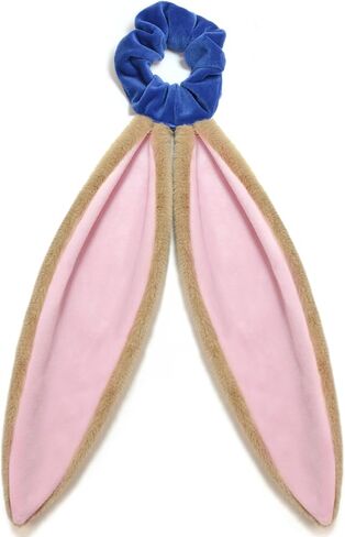 عصابة رأس على شكل أذن الأرنب، عصابة شعر من القطيفة على شكل أذن أرنب للنساء والفتيات، إكسسوارات أزياء الأرنب لمستلزمات حفلات الهالوين التنكرية in Kuwait